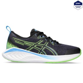 Asics Gel-Cumulus 25 GS Kids Shoes, Black/Electric Lime