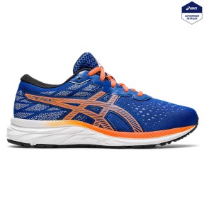 Asics Gel-Excite 7 GS Kids Running Shoes, Blue/Orange