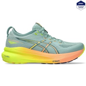 Asics Gel-Kayano 31 Paris Women's, Light Celadon/Safety Yellow