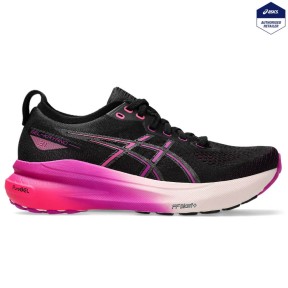 Asics Gel-Kayano 31 Women's Running Shoes, Black/Bold Magenta