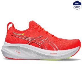 Asics Gel-Nimbus 26 Women's, Sunrise Red/Pure Silver