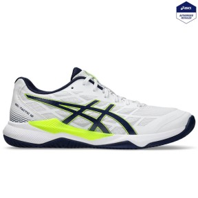 Asics Gel-Tactic 12 Men's Shoes, White/Blue Expanse