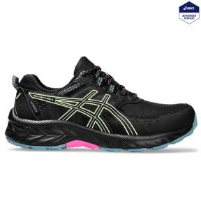 Asics Gel-Venture 9 WP Women's Shoes, Black/Lime Green