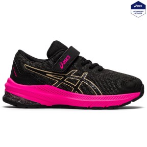 Asics GT-1000 11 PS Kid's Shoes, Graphite Grey/Champagne