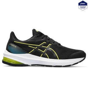 Asics GT-1000 12 GS Kid's Shoes, Black/Bright Yellow