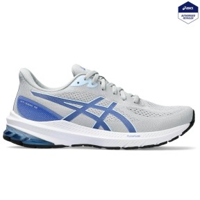 Asics GT-1000 12 Women's Shoes, Piedmont Grey/Light Blue