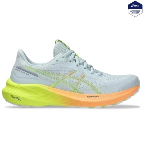 Asics GT-1000 13 Paris Women's Shoes, Cool Grey/Safety Yellow