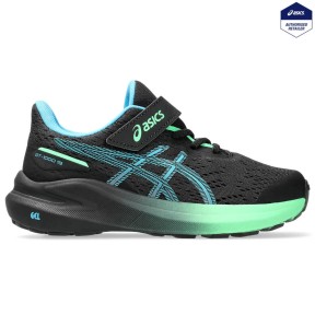 Asics GT-1000 13 PS Kid's Shoes, Black/Digital Aqua