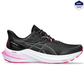 Asics GT-2000 12 Lite-Show Women's Shoes, Black/Pure Silver