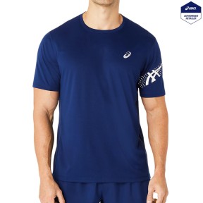 Asics Icon SS Men's Top, Blue Expanse/Birch