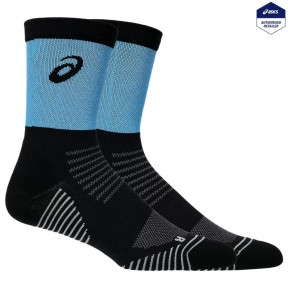 Asics Lite-Show Run Crew Socks, Digital Aqua