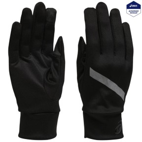 Asics Lite Show Running Gloves, Black