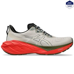 Asics Novablast 4 TR Men's Shoes, Grey/Red