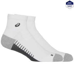 Asics Performance Run Sock Quarter, Brilliant White