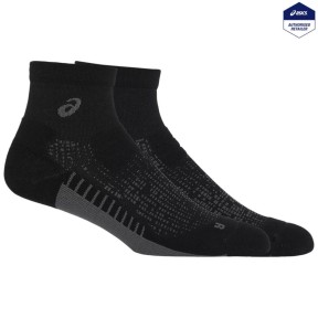 Asics Performance Run Sock Quarter, Performance Black