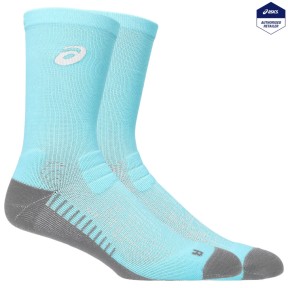 Asics Performance Run Socks Crew, Bright Cyan