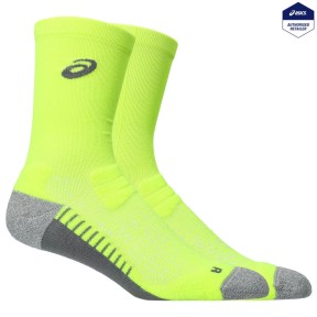 Asics Performance Run Socks Crew, Safety Yellow