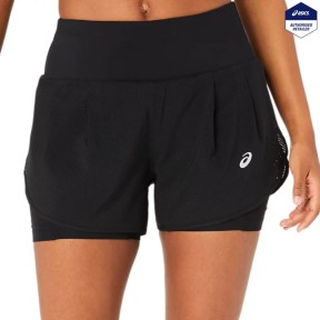 Asics Road 2-in-1 Women's 3.5'' Shorts, Black