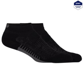 Asics Road+ Run Quarter Socks, Black