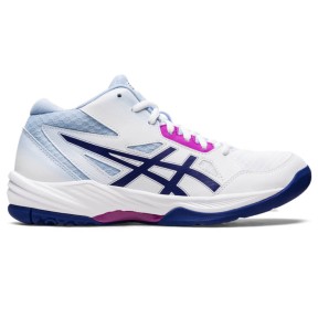 Asics Gel-Task 3 MT Women's Indoor Shoes, White/Dive Blue 1072A081 101