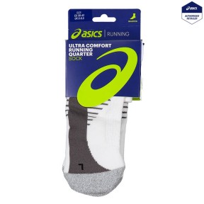 Asics Ultra Comfort Quarter Socks, White