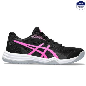 Asics Upcourt 5 GS Kid's Shoes, Black/Hot Pink