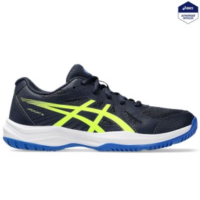 Asics Upcourt 6 GS Kid's Shoes, Midnight/Safety Yellow