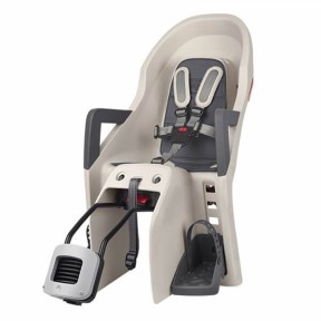 Polisport Guppy RS Plus Cream/Grey | Frame mounting child Seat