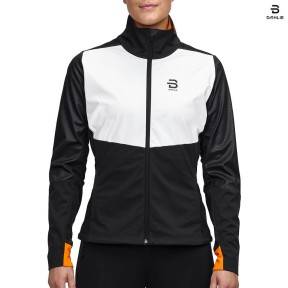 Bjorn Daehlie Premium Women's Jacket, Black/White/Yellow