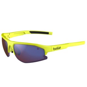 Bolle Bolt 2.0 Sunglasses, Brown Blue cat 3, Acid Yellow Matte