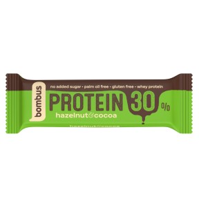 Bombus Protein 30% Hazelnut & Cocoa Protein Bar, 50g