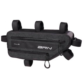 BRN Bernardi Nomad Bikepacking Extendable Framebag 2/3L, Black