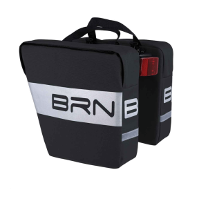 BRN Borse Stylish Reflective Rear Bike Bags, black