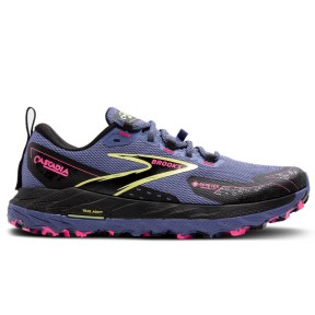 Brooks Cascadia 18 GTX Women's, Grey Blue/Black/Pink