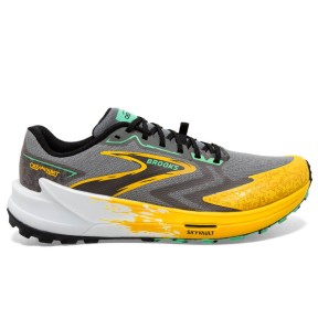 Brooks Catamount 3 Men's Shoes, Lemon Chrome/Sedona Sage