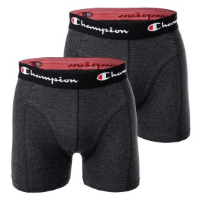 Champion 2pk Men's Boxers, Heather Gray