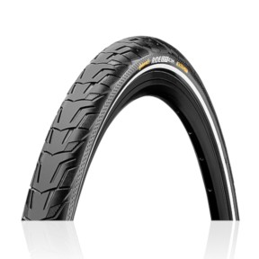 Continental Ride City 28x1.6" Reflex Tyres, Black/Brown