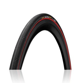 Continental Tyre Ultra Sport III 700x25c Performance, Black/Red