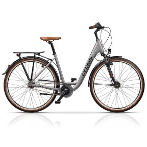 Cross Citerra Low Step Women's 28'' City Bike, Silver