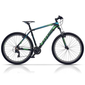 Cross GRX 7 VB 27.5" MTB Bike, Black/Green