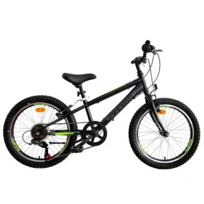 Cross Speedster Steel 20" Kids Bike, Black