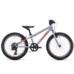 Cube Acid 200 Kids Bike, Grey/Red