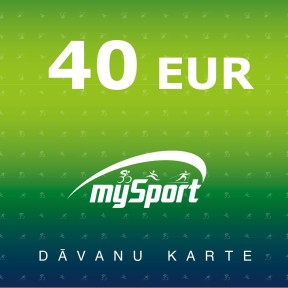 MySport dāvanu karte 40 EUR