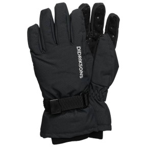 Didriksons Biggles Kids Gloves, Black