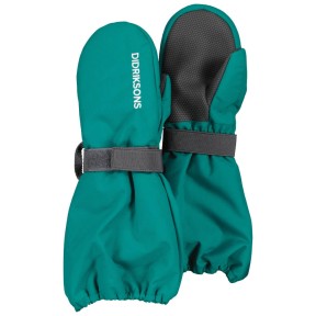 Didriksons Biggles Kid's Mittens, Petrol Green