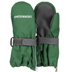 Didriksons Biggles Kids Zip Mittens, Pine Green