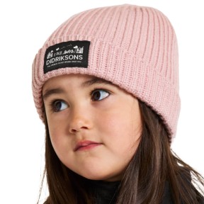 Didriksons Bus Kids' Beanie, Soft Pink