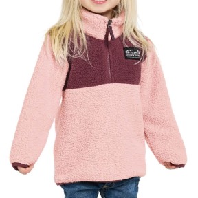 Didriksons Gosig Kids Half-Zip, Dusty Pink