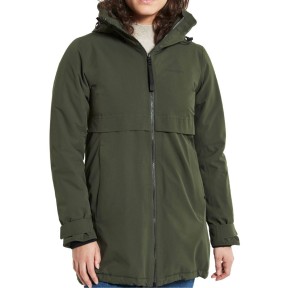 Didriksons Helle Women's Parka, Dark Deep Green