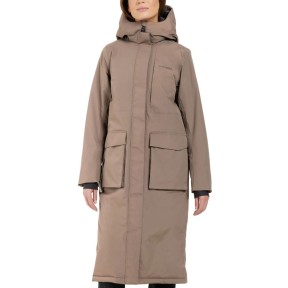 Didriksons Leya Women's Long Parka, Mocha Brown